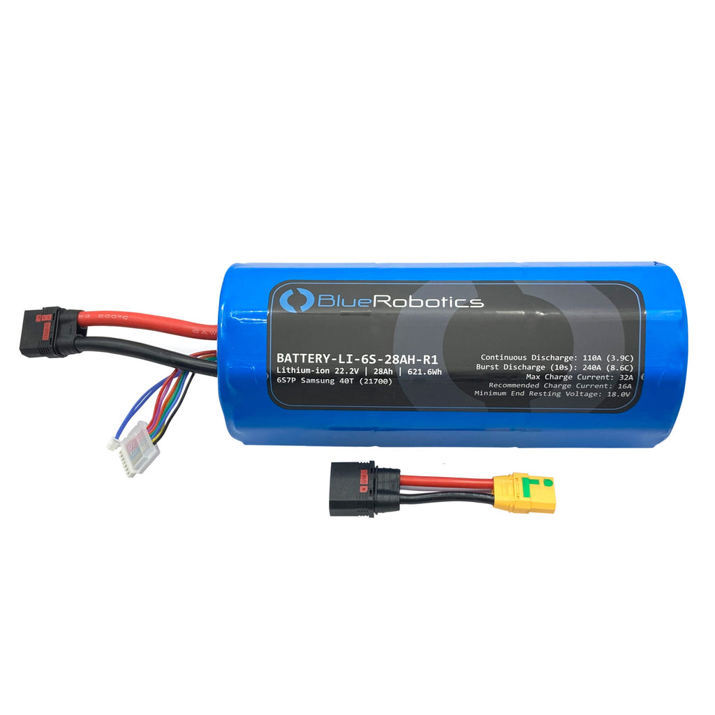 Lithium-ion Battery (22.2V, 28Ah) BlueRobotics