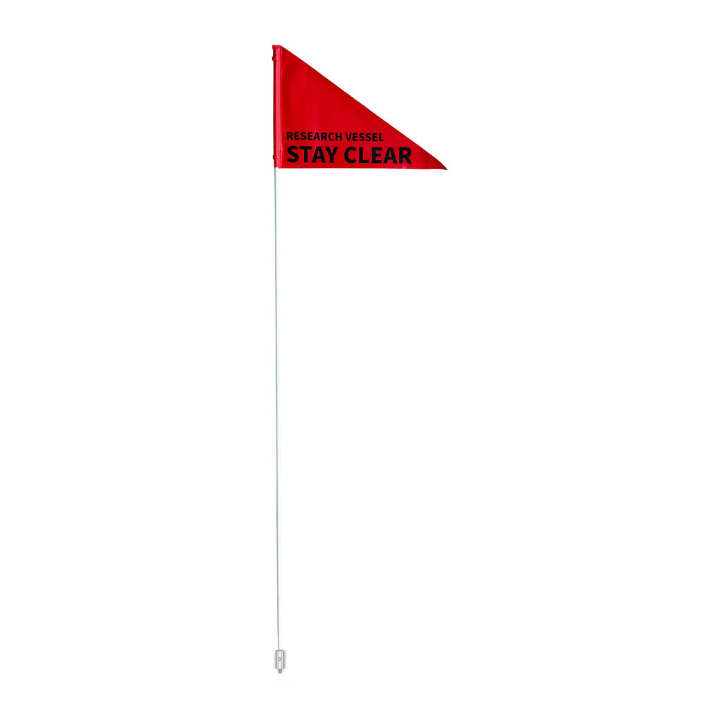 High Visibility USV Safety Flag BlueRobotics